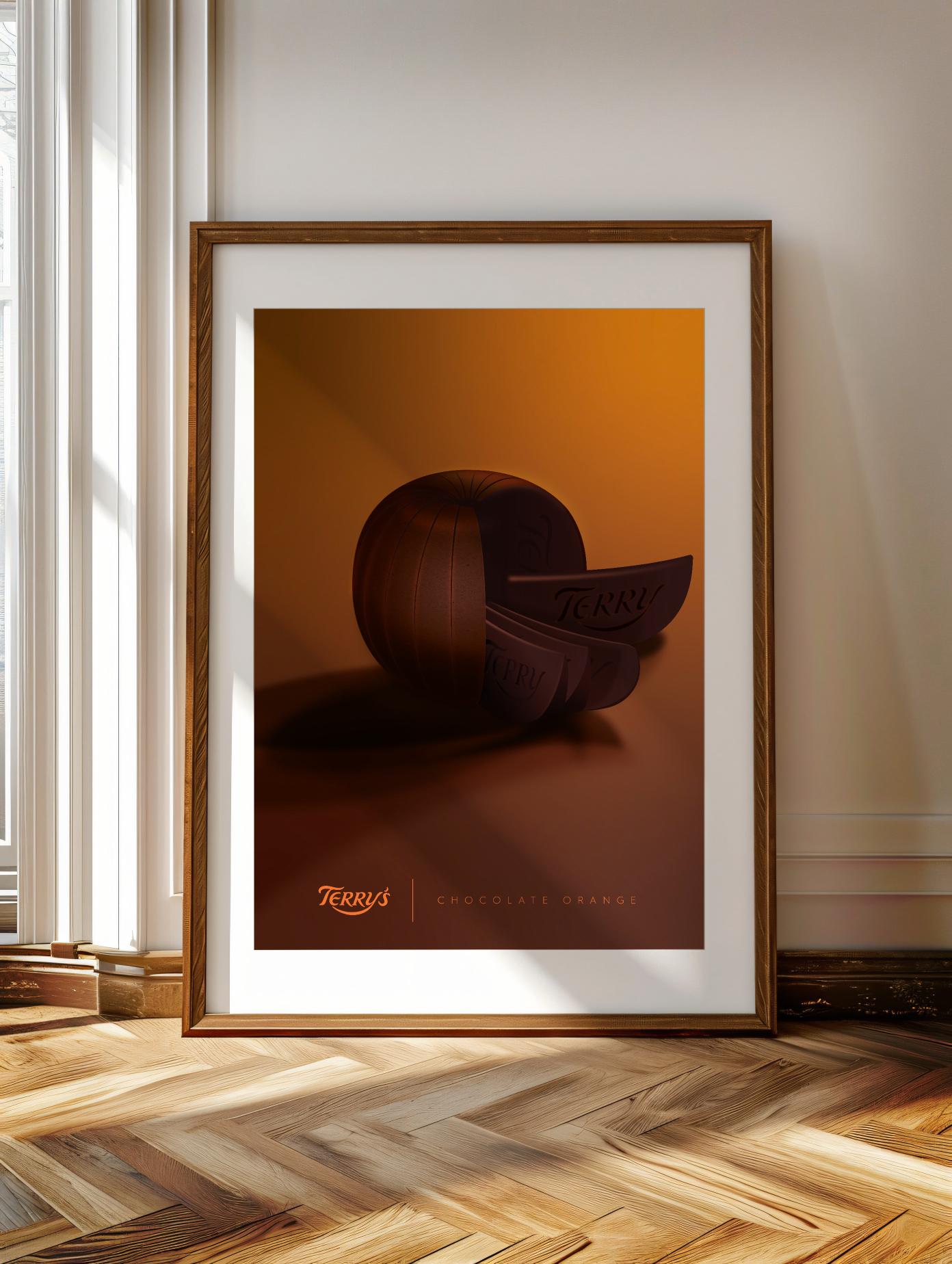 Terry's Chocolate Orange digital artwork